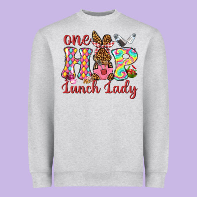 One Hip Lunch Lady Heavyweight Sweatshirt Designed By Neo Western