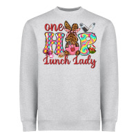 Heather Grey One hip lunch lady Heavyweight Sweatshirt - Neo Western