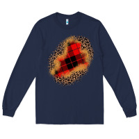 Navy christmas patch Long Sleeve Tee - JahusDesignShop