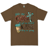 Cacao give me coffee to get me started & jesus to keep me going Premium Tee - BarkalooDesign