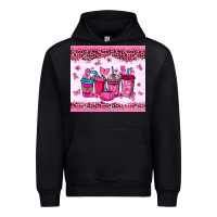 Black Breast Cancer coffee cups Urban Hoodie - NancyCooperArtShop