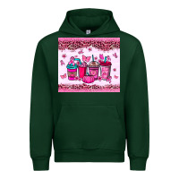 Forest Green Breast Cancer coffee cups Urban Hoodie - NancyCooperArtShop