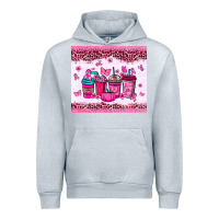 Heather Grey Breast Cancer coffee cups Urban Hoodie - NancyCooperArtShop