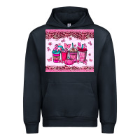 Navy Breast Cancer coffee cups Urban Hoodie - NancyCooperArtShop
