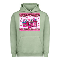 Pigment Oil Green Breast Cancer coffee cups Urban Hoodie - NancyCooperArtShop