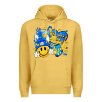 Antique Gold retro disco ball the lucky few smile face Premium Hoodie - Artiststas