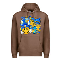 Chestnut retro disco ball the lucky few smile face Premium Hoodie - Artiststas