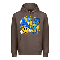 Coffee retro disco ball the lucky few smile face Premium Hoodie - Artiststas