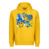 Lemon retro disco ball the lucky few smile face Premium Hoodie - Artiststas