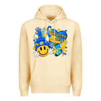 Pina Colada retro disco ball the lucky few smile face Premium Hoodie - Artiststas