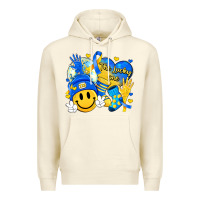 Sandshell retro disco ball the lucky few smile face Premium Hoodie - Artiststas
