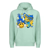 Seafoam retro disco ball the lucky few smile face Premium Hoodie - Artiststas