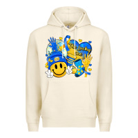 Tofu retro disco ball the lucky few smile face Premium Hoodie - Artiststas