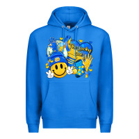 True Royal retro disco ball the lucky few smile face Premium Hoodie - Artiststas
