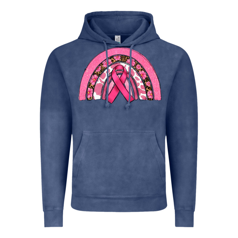 Breast Cancer Rainbow Vintage Hoodie by RanaPortraitStore | Teevron