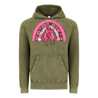 Vintage Olive breast cancer rainbow Vintage Hoodie - RanaPortraitStore