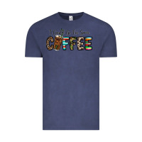 Vintage Denim i could go for some coffee Vintage Tee - CowhideDigitalArt