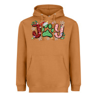 Joy With Dog Paw Heavyweight Hoodie | Teevron