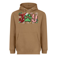 Toasted Coconut joy with dog paw Heavyweight Hoodie - MaliasSmallBusiness