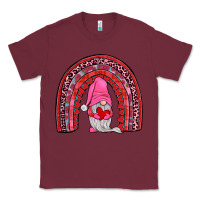Burgundy valentines gnomies rainbow Classic Tee - JahusDesignShop