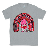 Heather Grey valentines gnomies rainbow Classic Tee - JahusDesignShop