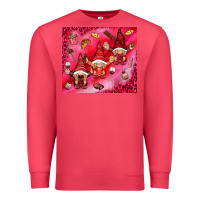 Cardinal gnomies with food Premium Sweatshirt - NancyCooperArtShop