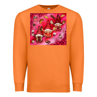 Carrot gnomies with food Premium Sweatshirt - NancyCooperArtShop