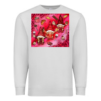 Dove Grey gnomies with food Premium Sweatshirt - NancyCooperArtShop