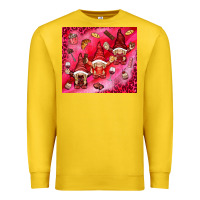 Lemon gnomies with food Premium Sweatshirt - NancyCooperArtShop