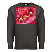 Smoke gnomies with food Premium Sweatshirt - NancyCooperArtShop