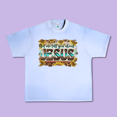 Let Me Tell You About Jesus Urban Heavy Tee Designed By Barkaloodesign