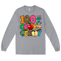 Heather Grey 100 days of cray cray Long Sleeve Tee - Jasminsmagicworld