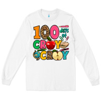 White 100 days of cray cray Long Sleeve Tee - Jasminsmagicworld
