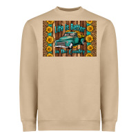 Mushroom life is better in the country skinny metal can holder Heavyweight Sweatshirt - HRA Design Shop