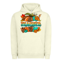 Pigment Pistachio Teacher pumpkin Urban Hoodie - NancyCooperArtShop