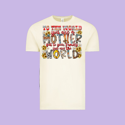 Mother World Vintage Tee Designed By Racoondesign