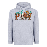 Heather Grey just pray Heavyweight Hoodie - NancyCooperArtShop