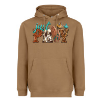 Toasted Coconut just pray Heavyweight Hoodie - NancyCooperArtShop