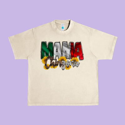 Mama Chingona Urban Heavy Tee Designed By Racoondesign