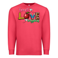 Cardinal teach love inspire Premium Sweatshirt - NancyCooperArtShop