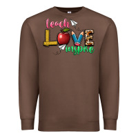 Chestnut teach love inspire Premium Sweatshirt - NancyCooperArtShop