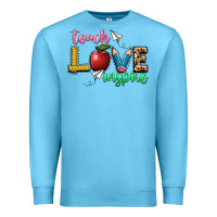 Ocean Blue teach love inspire Premium Sweatshirt - NancyCooperArtShop