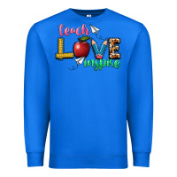 True Royal teach love inspire Premium Sweatshirt - NancyCooperArtShop