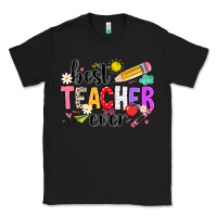 Black iBest Teacher Ever Classic Tee - CowhideDigitalArt