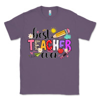 Lavender iBest Teacher Ever Classic Tee - CowhideDigitalArt