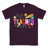 Plum iBest Teacher Ever Classic Tee - CowhideDigitalArt