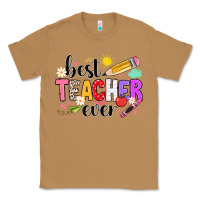 Toasted Coconut iBest Teacher Ever Classic Tee - CowhideDigitalArt