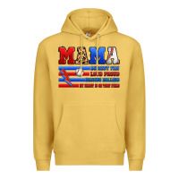 Antique Gold baseball mama Premium Hoodie - Artiststas