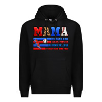 Black baseball mama Premium Hoodie - Artiststas