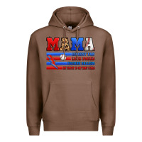 Chestnut baseball mama Premium Hoodie - Artiststas